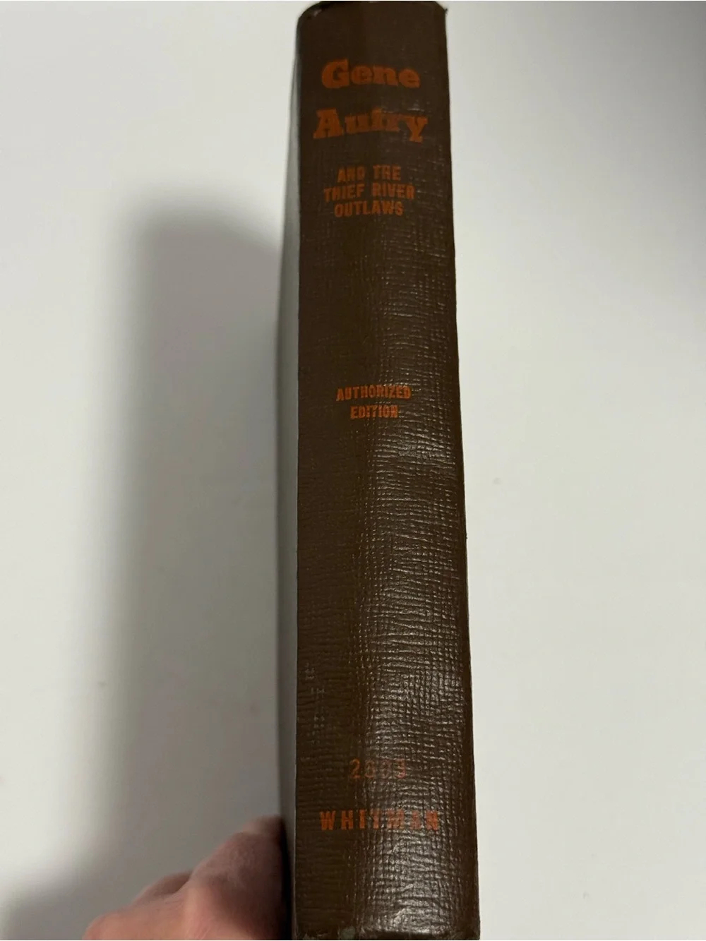 ⁠1944 Vintage Gene Autry & The Thief River Outlaws Whitman Hardcover Book